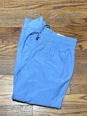 Women's Blue Drawstring Track Joggers